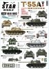 Star Decals 48-B1003 T-55A Tanks # 3. War. Used in wars in Africa, Middle East and Afghanistan 1/48